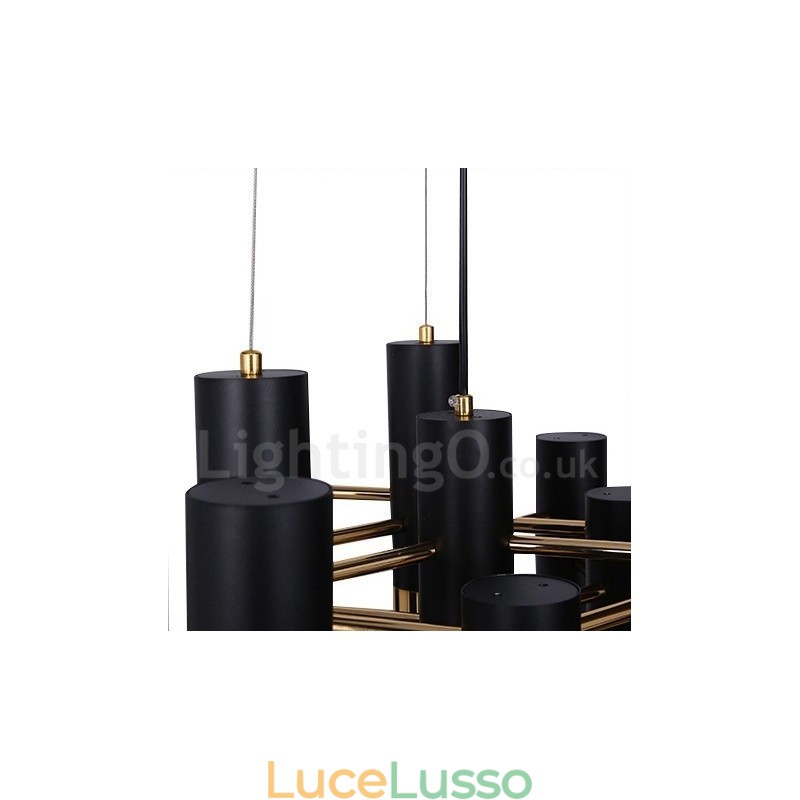 Lampadario moderno contemporaneo a 22 luci, lampada a un solo livello
