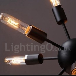 Lampadario Sputnik retrò vintage a 12 luci