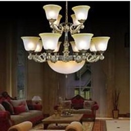 Lampadario Tradizionale Classico Vintage Retro Metallo