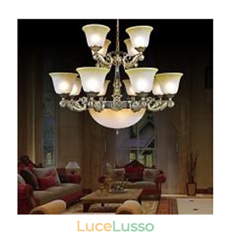 Lampadario Tradizionale Classico Vintage Retro Metallo Lampadario Tradizionale Classico Vintage Retro Metallo