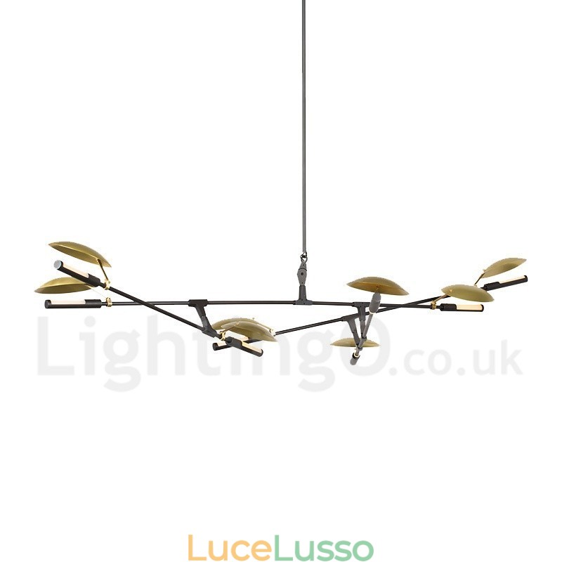 Lampadario moderno contemporaneo a 8 luci