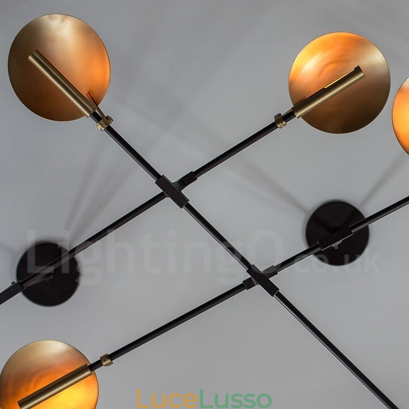 Lampadario moderno contemporaneo a 8 luci