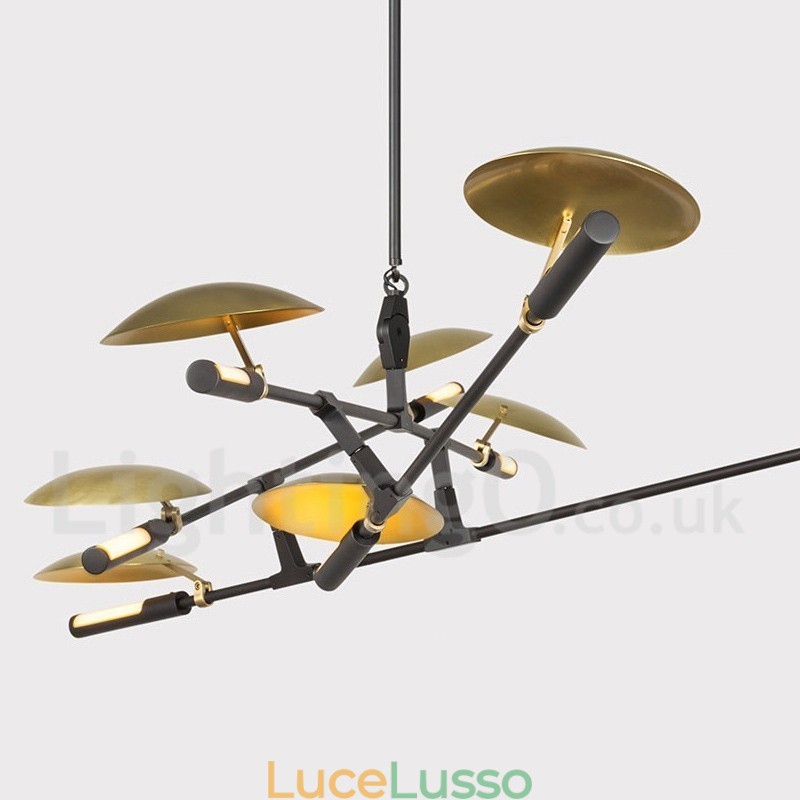 Lampadario moderno contemporaneo a 8 luci
