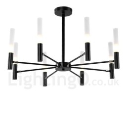 Lampadario moderno contemporaneo girevole a 8 luci