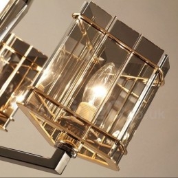 Lampadario moderno contemporaneo a 3 luci a un livello