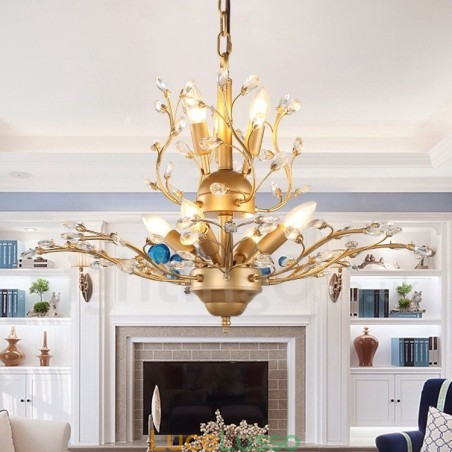 Lampadario moderno contemporaneo a 7 luci, altezza 60 cm, larghezza 45 cm Lampadario moderno contemporaneo a 7 luci, altezza 60 cm, larghezza 45 cm