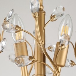 Lampadario moderno contemporaneo a 7 luci, altezza 60 cm, larghezza 45 cm