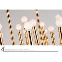 Lampadario moderno contemporaneo da 42 luci per la luce