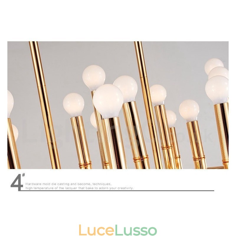 Lampadario moderno contemporaneo da 42 luci per la luce