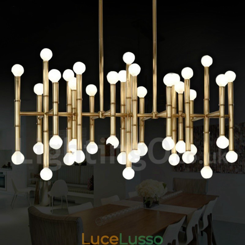 Lampadario moderno contemporaneo da 42 luci per la luce
