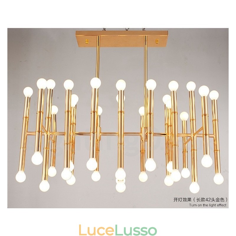 Lampadario moderno contemporaneo da 42 luci per la luce