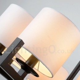 Lampadario moderno contemporaneo a 6 luci a un livello