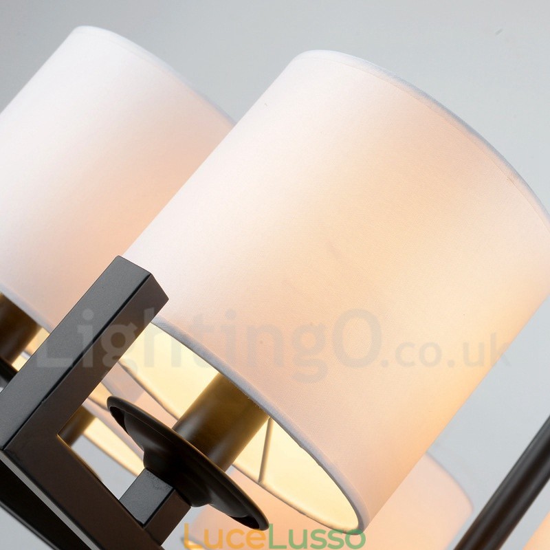 Lampadario moderno contemporaneo a 6 luci a un livello
