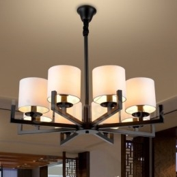 Lampadario moderno contemporaneo a 8 luci a un livello