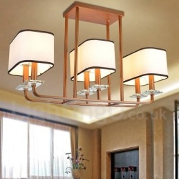 Lampadario moderno contemporaneo a 6 luci a un livello