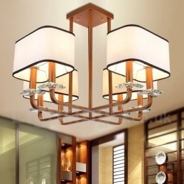 Lampadario moderno contemporaneo a 8 luci a un livello