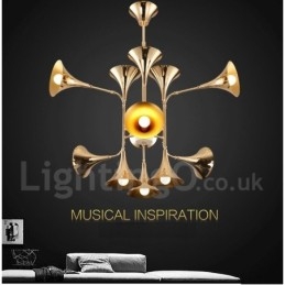 Lampadario a 12 luci in stile moderno e contemporaneo