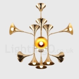 Lampadario a 12 luci in stile moderno e contemporaneo