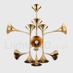 Lampadario a 12 luci in stile moderno e contemporaneo