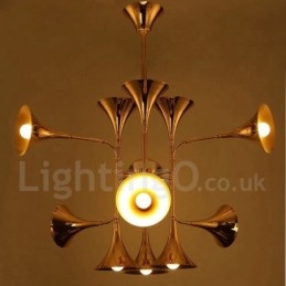 Lampadario a 12 luci in stile moderno e contemporaneo