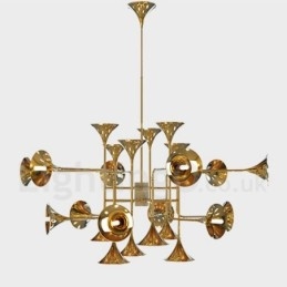 Lampadario a 24 luci in stile moderno e contemporaneo