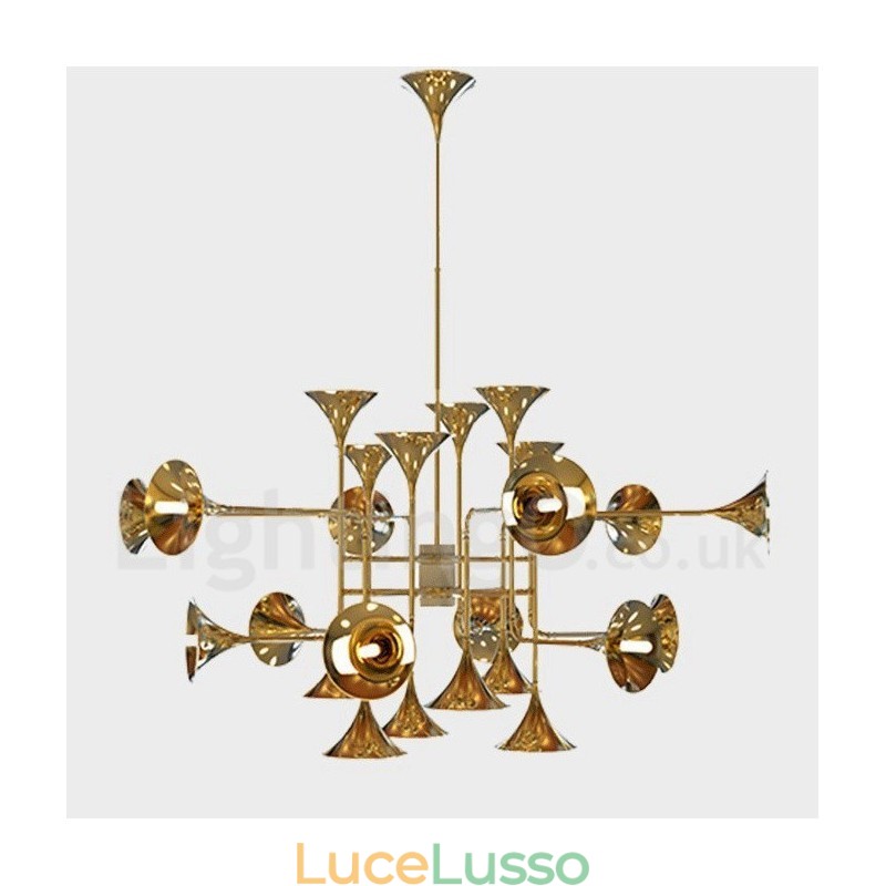 Lampadario a 24 luci in stile moderno e contemporaneo