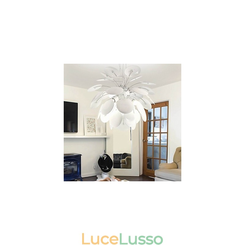 Lampadario moderno contemporaneo in metallo