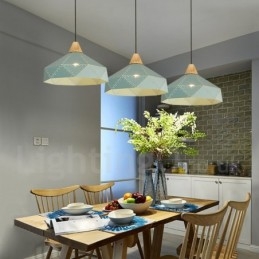 Lampada a sospensione moderna e contemporanea in metallo Wood 1 Light