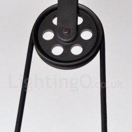 Lampada a sospensione in metallo vintage country a 3 luci