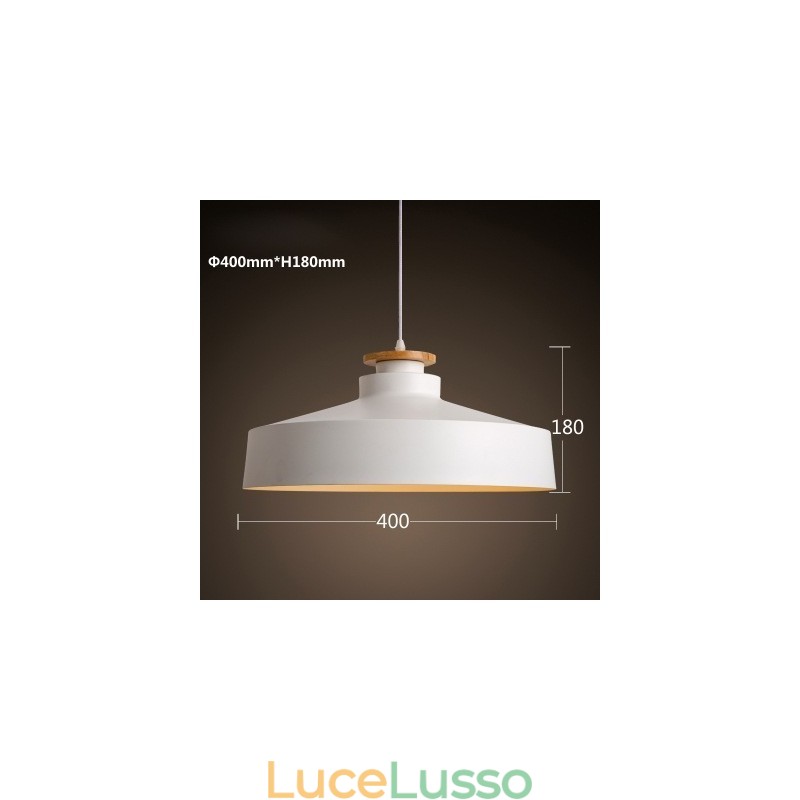 Lampada a sospensione moderna in metallo contemporaneo