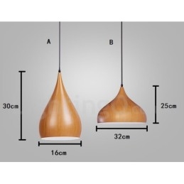 Lampada a sospensione classica tradizionale a 1 luce