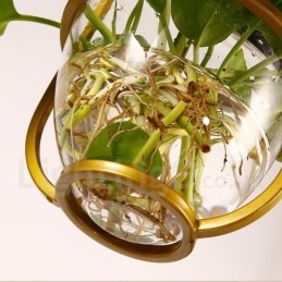 Lampada a sospensione in vetro tradizionale classica a luce singola