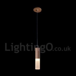 Lampada a sospensione moderna contemporanea in legno con una luce
