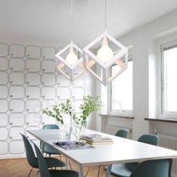 Lampada a sospensione moderna contemporanea multicolore in metallo a 1 luce
