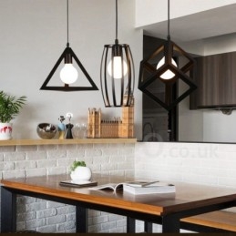 Lampada a sospensione moderna contemporanea multicolore in metallo a 1 luce