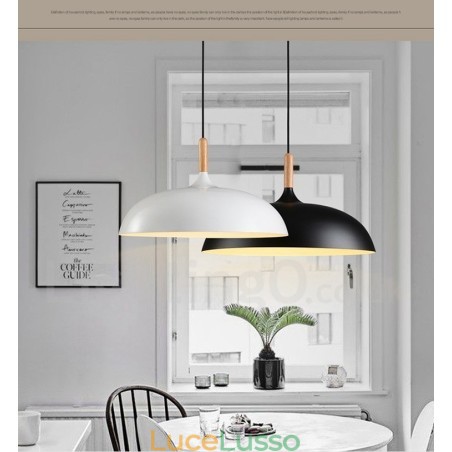 Lampada a sospensione in metallo moderna e contemporanea da camera da letto a 1 luce Lampada a sospensione in metallo moderna e contemporanea da camera da letto a 1 luce