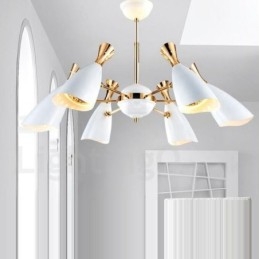 Lampadario moderno contemporaneo a 6 luci