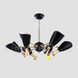 Lampadario moderno contemporaneo a 6 luci