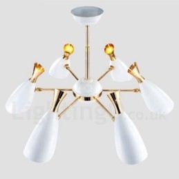 Lampadario moderno contemporaneo a 6 luci