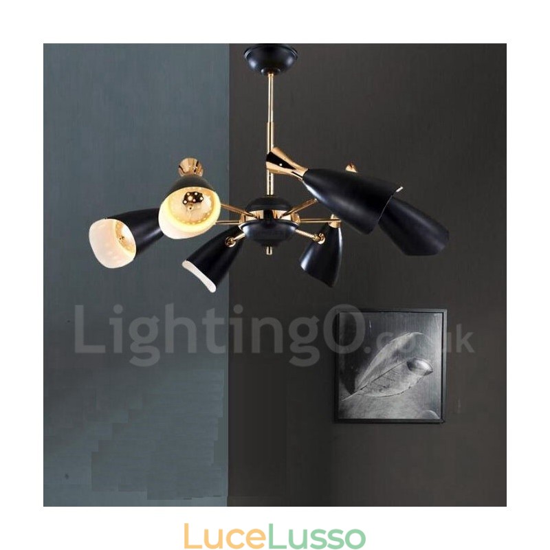 Lampadario moderno contemporaneo a 6 luci