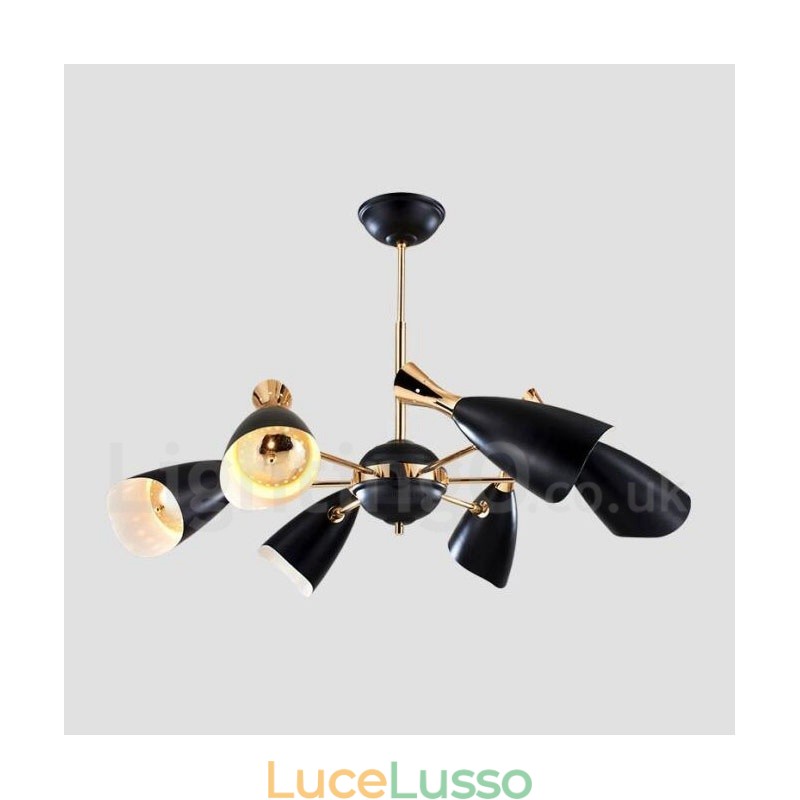 Lampadario moderno contemporaneo a 6 luci