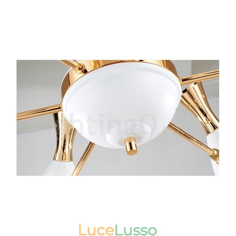 Lampadario moderno contemporaneo a 6 luci