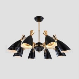 Lampadario moderno contemporaneo a 8 luci