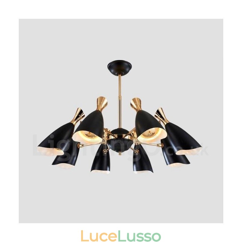 Lampadario moderno contemporaneo a 8 luci