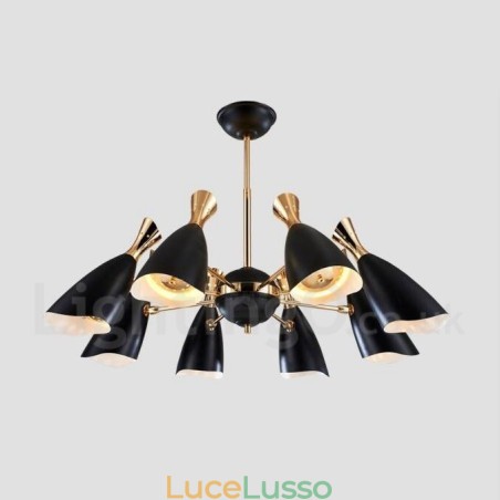 Lampadario moderno contemporaneo a 8 luci Lampadario moderno contemporaneo a 8 luci