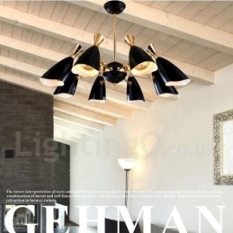 Lampadario moderno contemporaneo a 8 luci