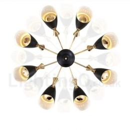 Lampadario moderno contemporaneo a 8 luci