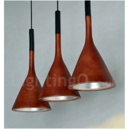 Lampada a sospensione vintage in cemento a 1 luce