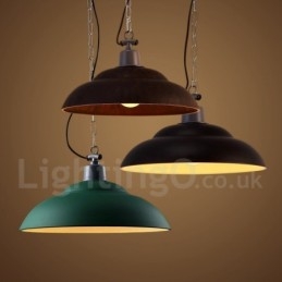 Lampada a sospensione retrò vintage a 1 luce