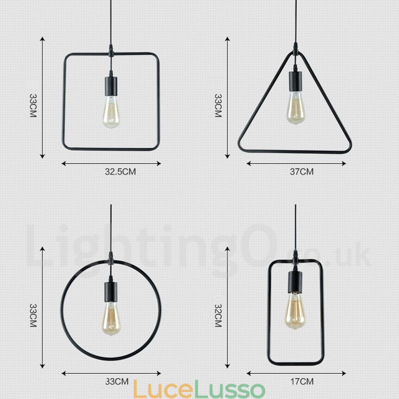 Lampada a sospensione moderna contemporanea in metallo a 1 luce